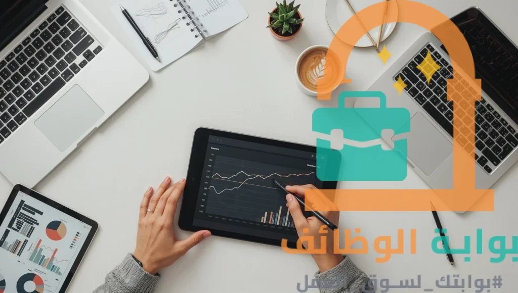 مساحة عمل إبداعية تظهر أدوات العمل الحر والمشاريع كأحد أنواع الخبرة العملية.